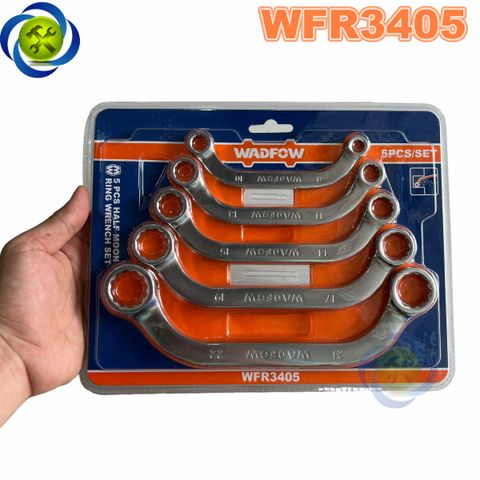 Bộ 5 cờ lê hai đầu vòng hình cung WADFOW WFR3405