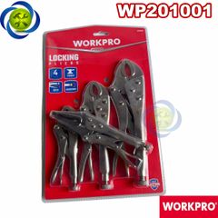 Bộ kìm bấm 4 chi tiết Workpro WP201001 tay cầm không bọc nhựa