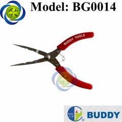 Kìm nhọn Buddy BG0014 loại 6inch cán đỏ mũi thẳng