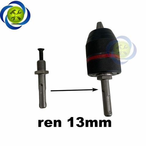 Chốt gắn đầu kẹp mũi khoan loại ren 13mm đầu gài