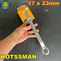 Cờ lê hai đầu vòng 17x23mm đầu lục giác HOTSSMAN vặn xupap xe máy