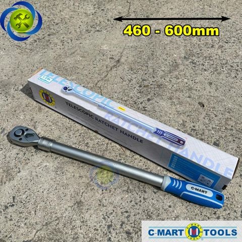 Cần siết tự đông 1/2 C-mart F0284-1/2-600 kéo dài từ 460-600mm, 72 răng thép CR-V