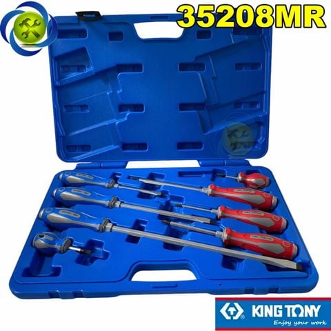Bộ tua vít đóng 8 cây KINGTONY 35208MR hộp nhựa