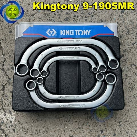 Bộ cờ lê hai đầu vòng trái me 5 chi tiết Kingtony 9-1905MR (10 -22mm)