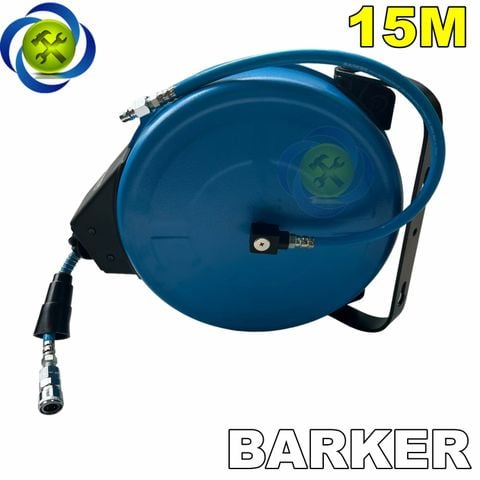 Cuộn dây hơi treo tự rút BARKER HR-850A dài 15m (hộp sắt)