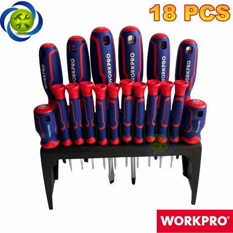Bộ tua vít 18 chi tiết Workpro WP200506 có chân đế