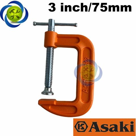 Cảo chữ C ASAKI AK-6262 loại 3 inch 75mm