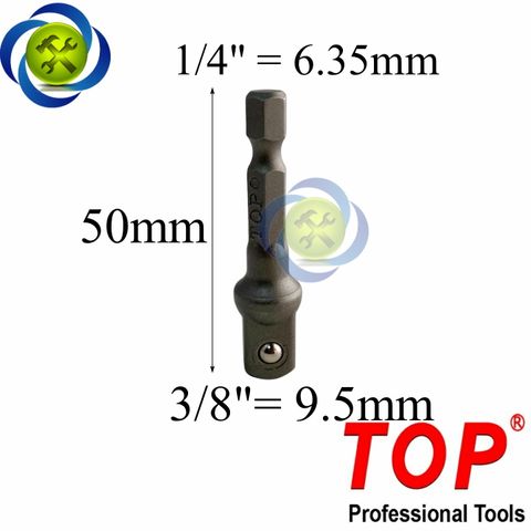 Đầu chuyển 1/4 sang bulong 3/8 TOP SA6TO3/8 (1 cây)