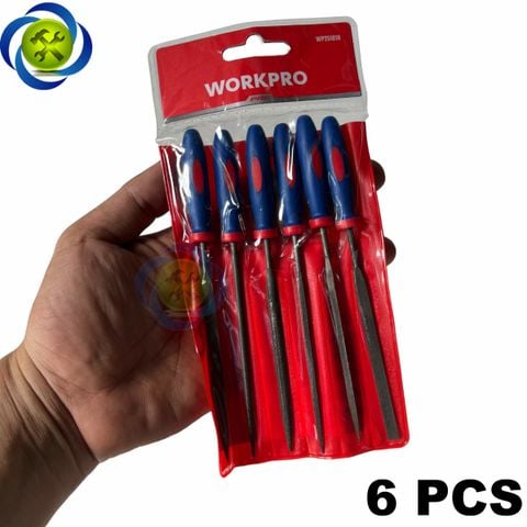 Bộ dũa mini 6 chi tiết Workpro WP251018
