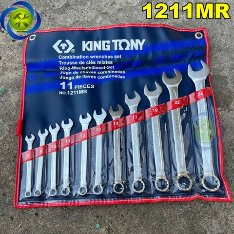 Bộ cờ lê vòng miệng 11 chi tiết 8-24mm Kingtony 1211MR