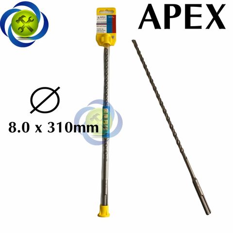 Mũi khoan bê tông 8mm APEX SDWV0508 8 x 310mm loại đầu gài
