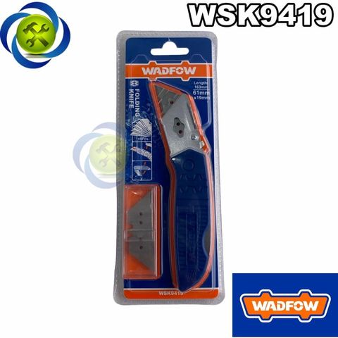 Dao rọc cáp gấp gọn WADFOW WSK9419 sử dụng lưỡi ngắn 19mm