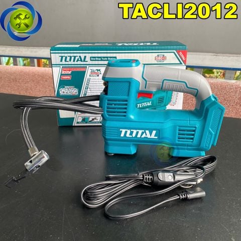 Máy bơm hơi dùng pin 20V Total TACLI2012 (thân máy không kèm pin -sạc)