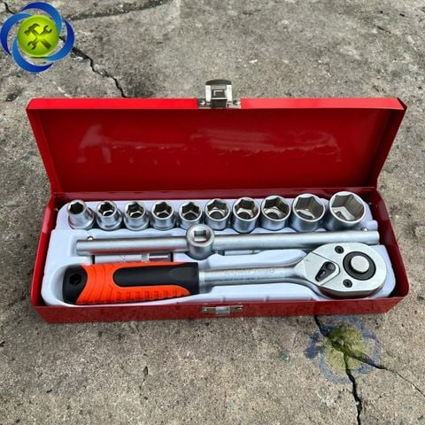 Bộ tuýp 14 chi tiết HITMAN VND1001 ( 10mm - 24mm ) chân đuôi 1/2