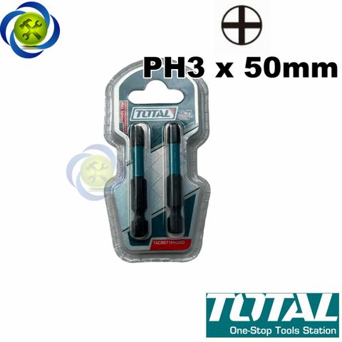 Bộ 2 mũi vít bake PH3 Total TACIM71PH350 dài 50mm