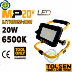 Thân đèn LED chiếu sáng dùng Pin 20V công suất 20W Tolsen 87312