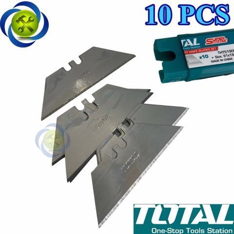 Lưỡi dao rọc cáp Total THT519001 kích thước 61x19mm (10 lưỡi hộp)
