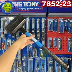 Búa cao su giảm chấn 1.65kg Kingtony 7852-23 dài 500mm cán sợi thủy tinh