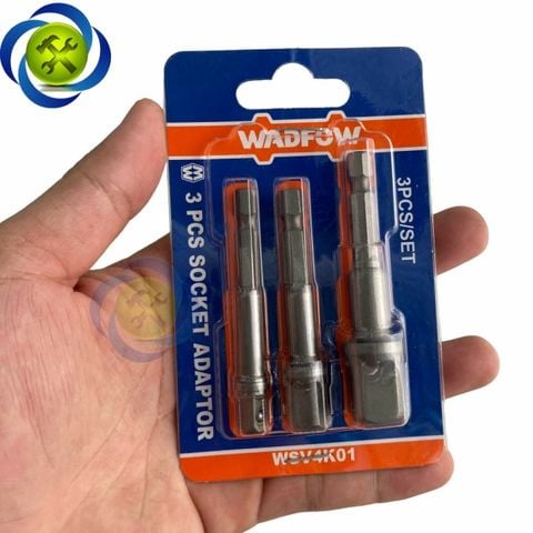 Bộ ba đầu chuyển lục giác sang bulong WADFOW WSV4K01 1/2 & 3/8 & 1/4