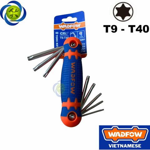 Bộ 8 chìa lục giác sao xếp xếp T9 - T40 WadFow WHK3281