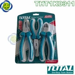 Bộ kìm 3 chi tiết Total THT1K0311 (kìm điện, kìm cắt và kìm nhọn)