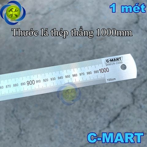 Thước lá C-Mart D0019-1000 1000mm