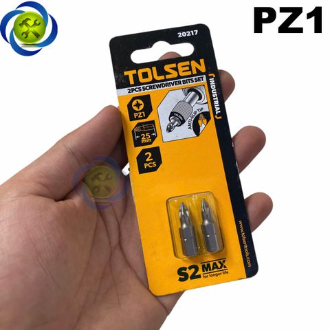 Mũi vít bake PZ1 Tolsen 20217 ( 2 mũi x 25mm)