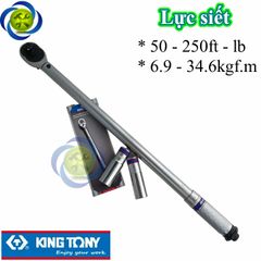 Cần siết lực 1/2 Kingtony 34423-2B (50-250ft.lb) (6.9-34.6kgf.m) dài 570mm