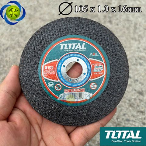 Đá cắt 105mm Total TAC2101051 kích thước 105 X 1.0 X 16mm