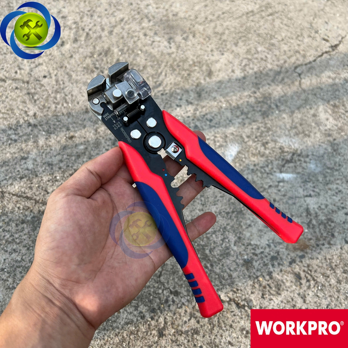Kìm tuốt dây điện tự động 3 trong 1 Workpro WP291007