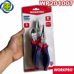 Bộ kìm 3 chi tiết Workpro WP201007 (kìm điện, kìm cắt và kìm nhọn)