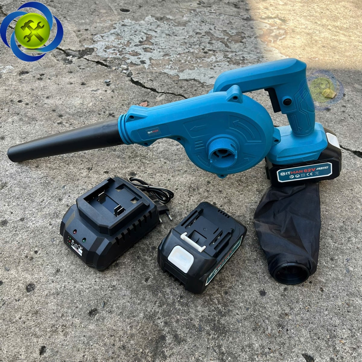 Máy thổi bụi dùng Pin 20V (chân pin phổ thông) HITMAN VND-9017-5