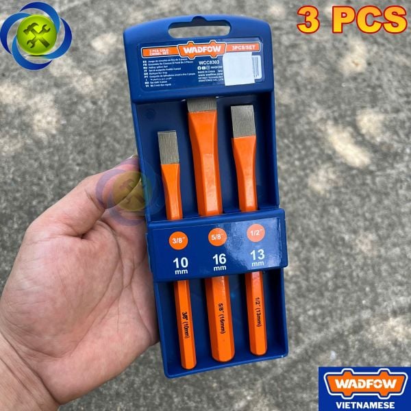 Bộ đục đột sắt Wadfow WCC8303 có 3 chi tiết