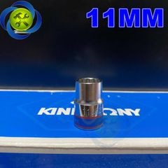 (ĐỦ SIZE) Tuýp trắng ngắn 12 cạnh Kingtony 3330xx chuôi 3/8 (size lẻ từ 6-24mm)