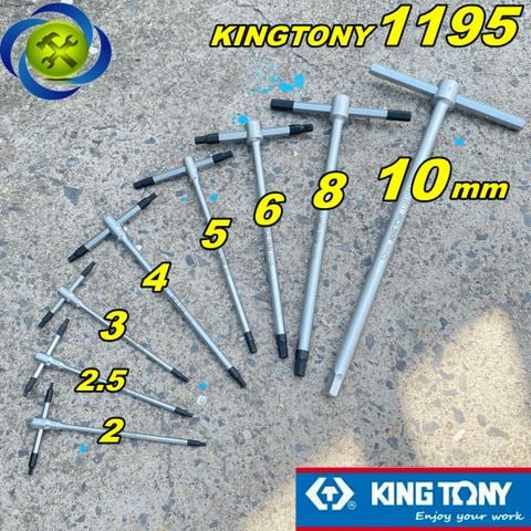 ( ĐỦ SIZE ) Lục giác T trượt Kingtony 1195xx có size từ 2-10mm