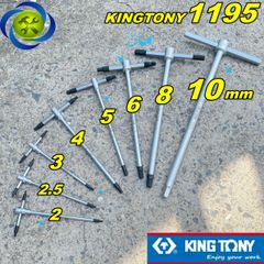 ( ĐỦ SIZE ) Lục giác T trượt Kingtony 1195xx có size từ 2-10mm
