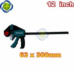 Kẹp gỗ nhanh Total hình chữ F nhiều kích thước 6-12-18 inch