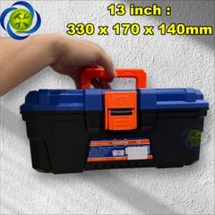 Thùng đựng đồ nghề nhựa WADFOW khóa nhựa có 3 kích thước (13-16-19 inch)