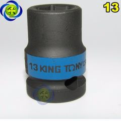 (ĐỦ SIZE) Tuýp 1/2 KINGTONY 4535 loại ngắn 6 cạnh màu đen