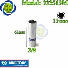 (ĐỦ SIZE) Tuýp 3/8 KINGTONY 3235 loại dài 6 cạnh màu trắng