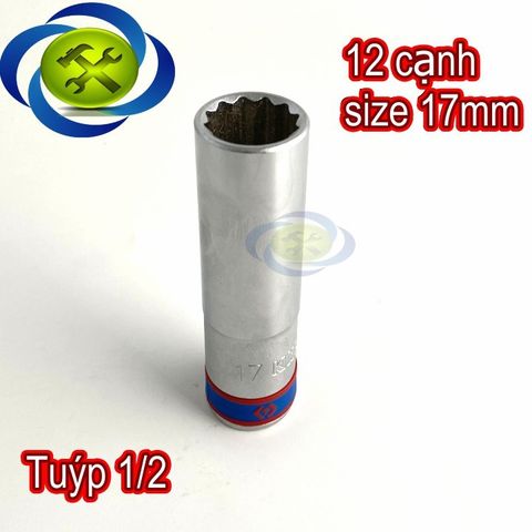 (ĐỦ SIZE) Tuýp 1/2 KINGTONY 4230 loại 12 cạnh màu trắng dài 77mm