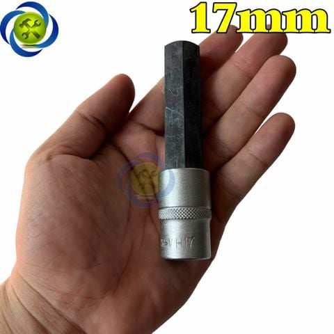 Đầu tuýp 1/2 ra đầu lục giác dài 100mm WADFOW WSC52XX các size (4-17mm)