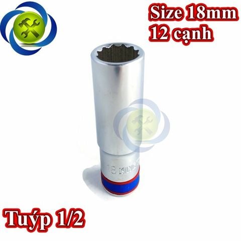 (ĐỦ SIZE) Tuýp 1/2 KINGTONY 4230 loại 12 cạnh màu trắng dài 77mm