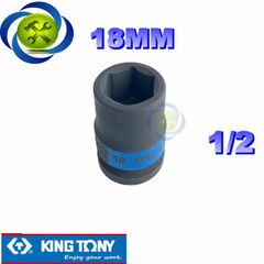 (ĐỦ SIZE) Tuýp 1/2 KINGTONY 4535 loại ngắn 6 cạnh màu đen