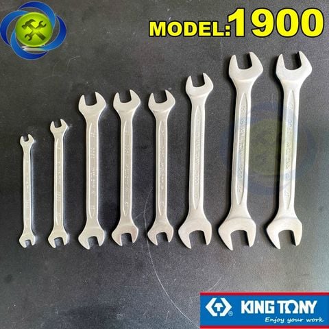( ĐỦ SIZE ) Cờ lê 2 đầu miệng Kingtony 1900