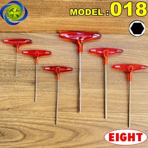 (ĐỦ SIZE) Lục giác chữ T EIGHT 018 có size từ 2-6mm