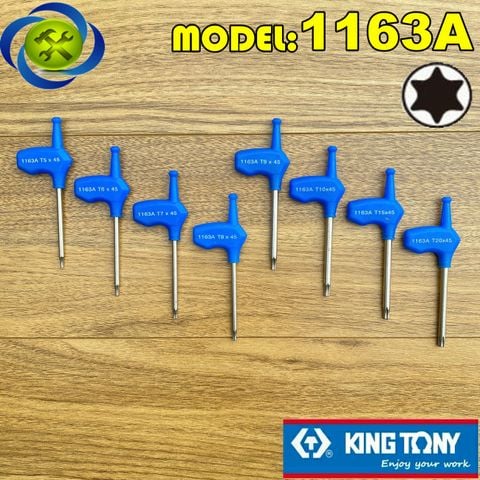 (ĐỦ SIZE) Lục giác đầu sao Kingtony 1163A cán nhựa