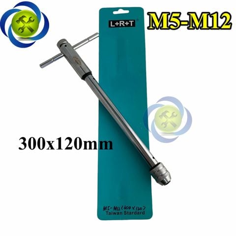 Tay quay taro đảo chiều L+R+T M5-M12 kích thước 300x120mm