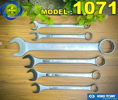 (ĐỦ SIZE) Cờ lê vòng miệng Kingtony 1071 có size từ 33 dến 85mm