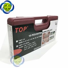 Bộ lục giác 1/8 -1/2 inch TOP TWT-10INCH  (hệ inch)